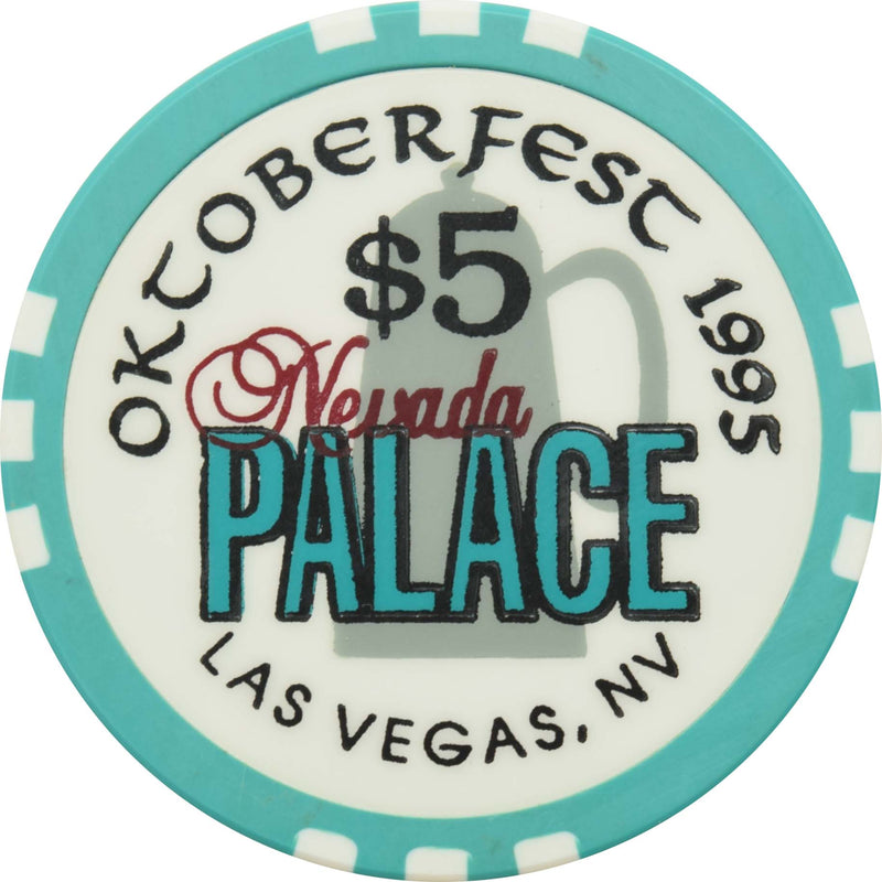Nevada Palace Casino Las Vegas Nevada $5 Oktoberfest Chip 1995