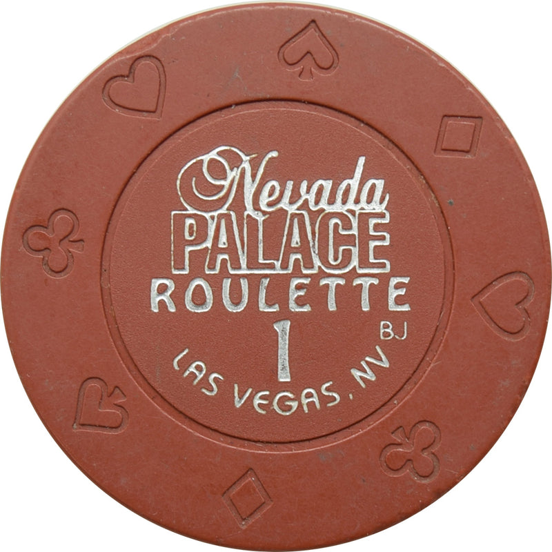 Nevada Palace Casino Las Vegas Nevada Brown Roulette 1 Chip 2004