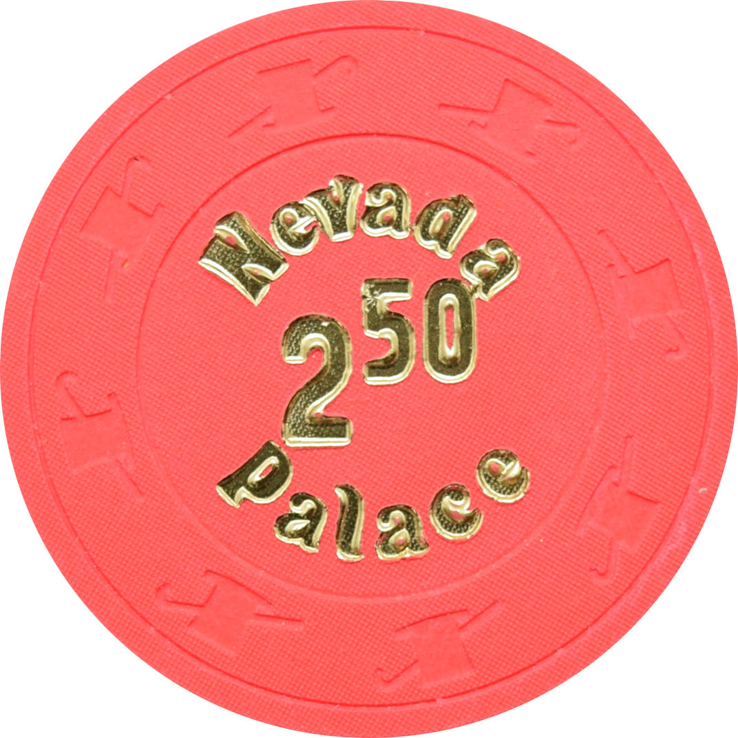 Nevada Palace Casino Las Vegas Nevada $2.50 Chip 1980s