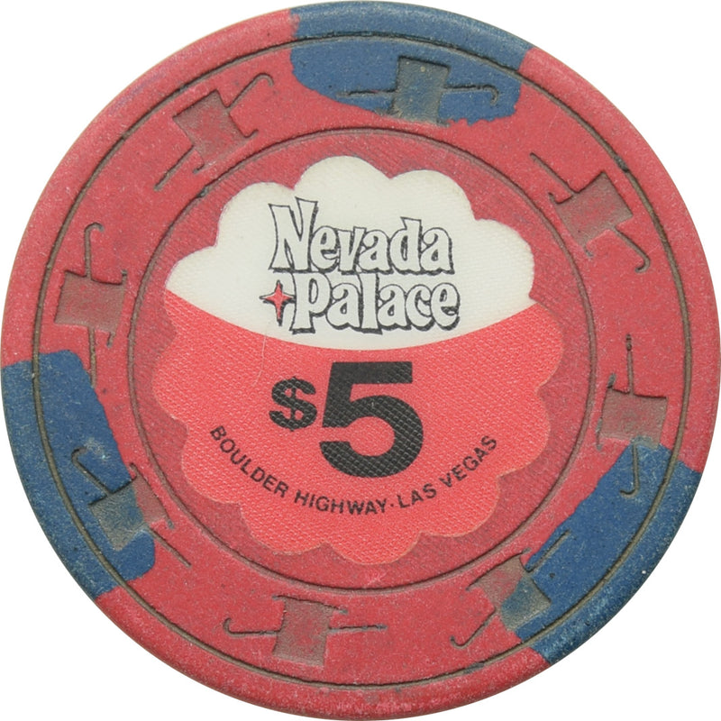 Nevada Palace Casino Las Vegas Nevada $5 Chip 1979