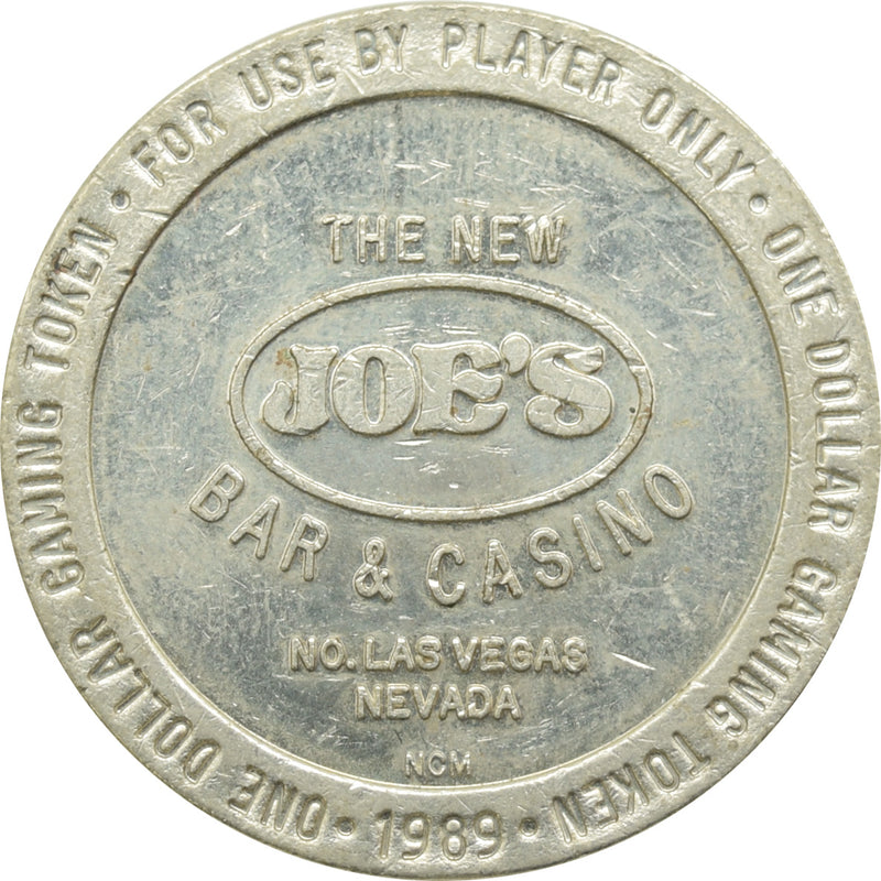 The New Joe's Bar & Casino N. Las Vegas NV $1 Token 1989