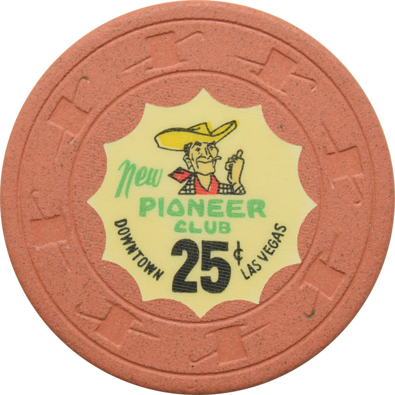 Pioneer Club Casino Las Vegas Nevada 25 Cent Chip 1955