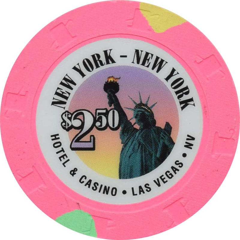 New York-New York Casino Las Vegas Nevada $2.50 Chip 1997