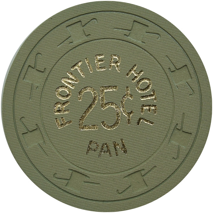 Frontier Casino Las Vegas Nevada 25 Cent PAN Chip 1960s