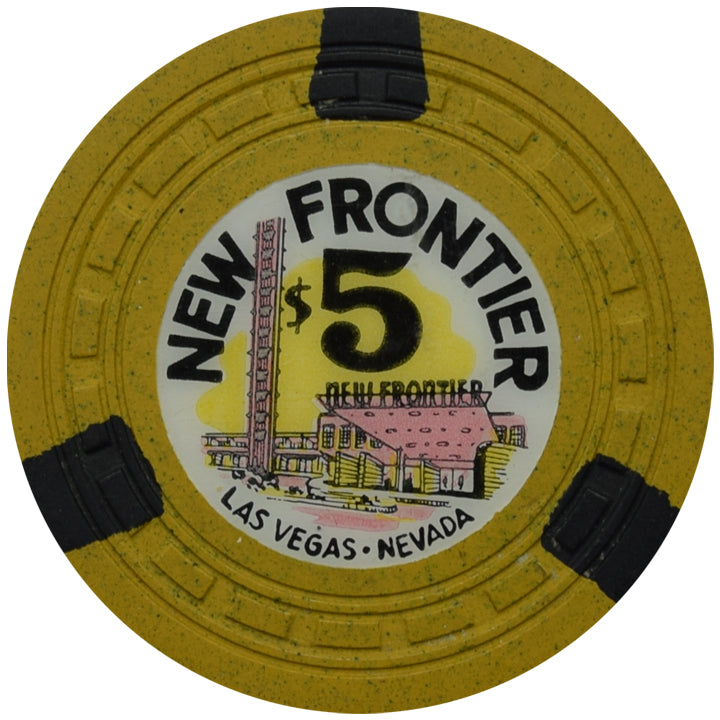 New Frontier Casino Las Vegas Nevada $5 Chip 1954