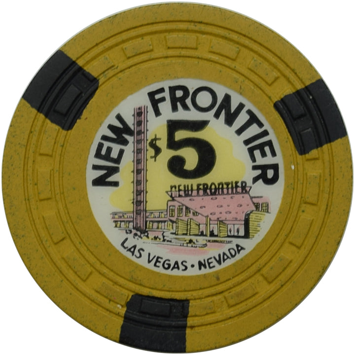 New Frontier Casino Las Vegas Nevada $5 Chip 1954