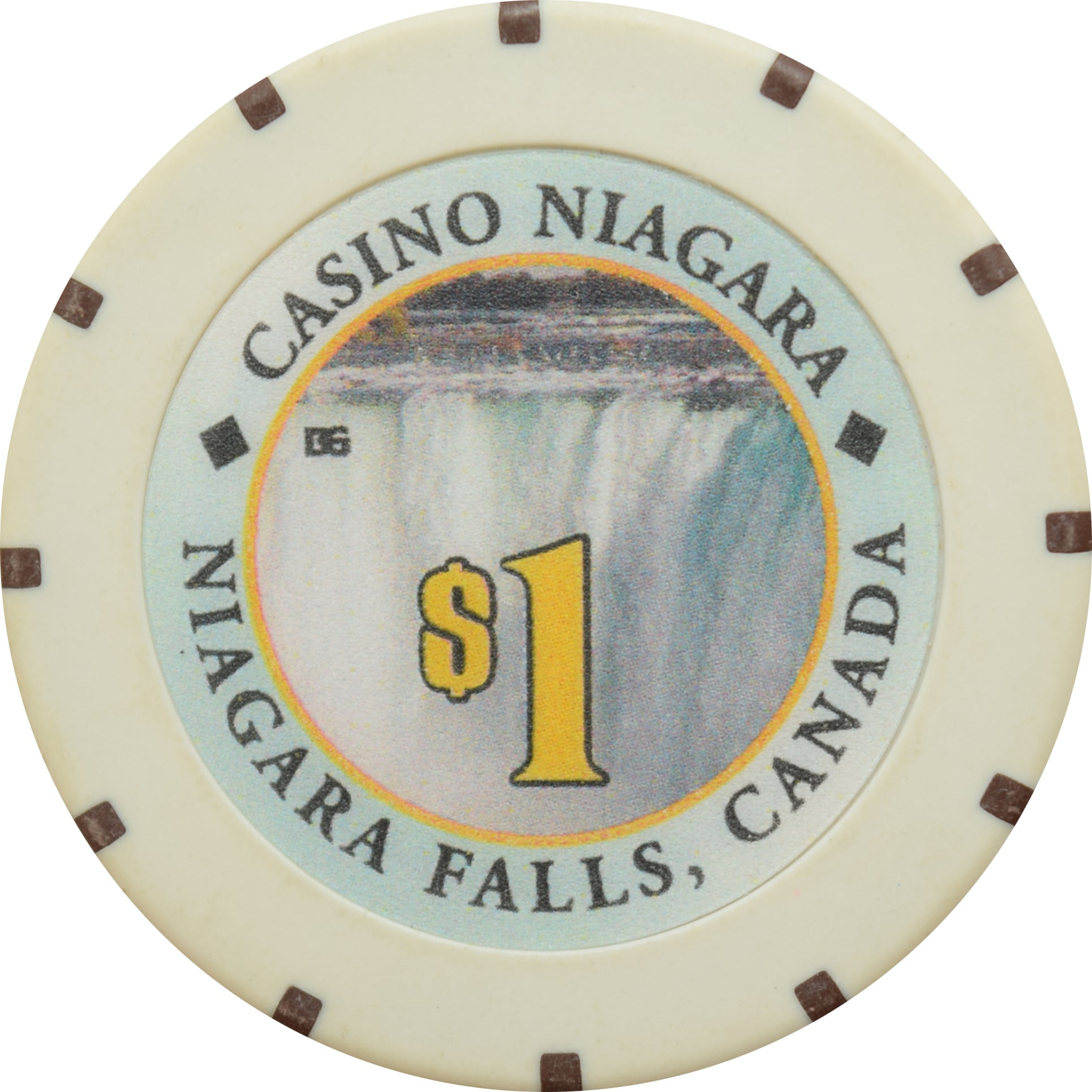 Casino Niagara/Niagara Fallsview Niagara Falls Canada $1 Chip