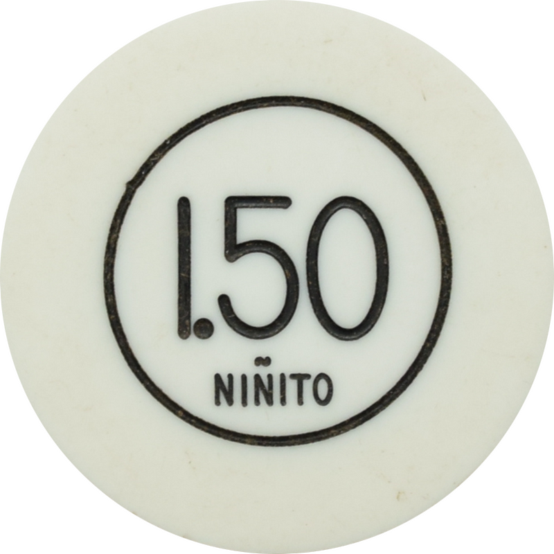 Ninito Blanca Hotel el Globo Pinar Del Rio Cuba $1.50 Chip