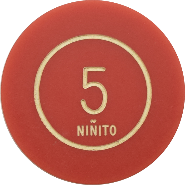 Ninito Blanca Hotel el Globo Pinar Del Rio Cuba $5 Chip