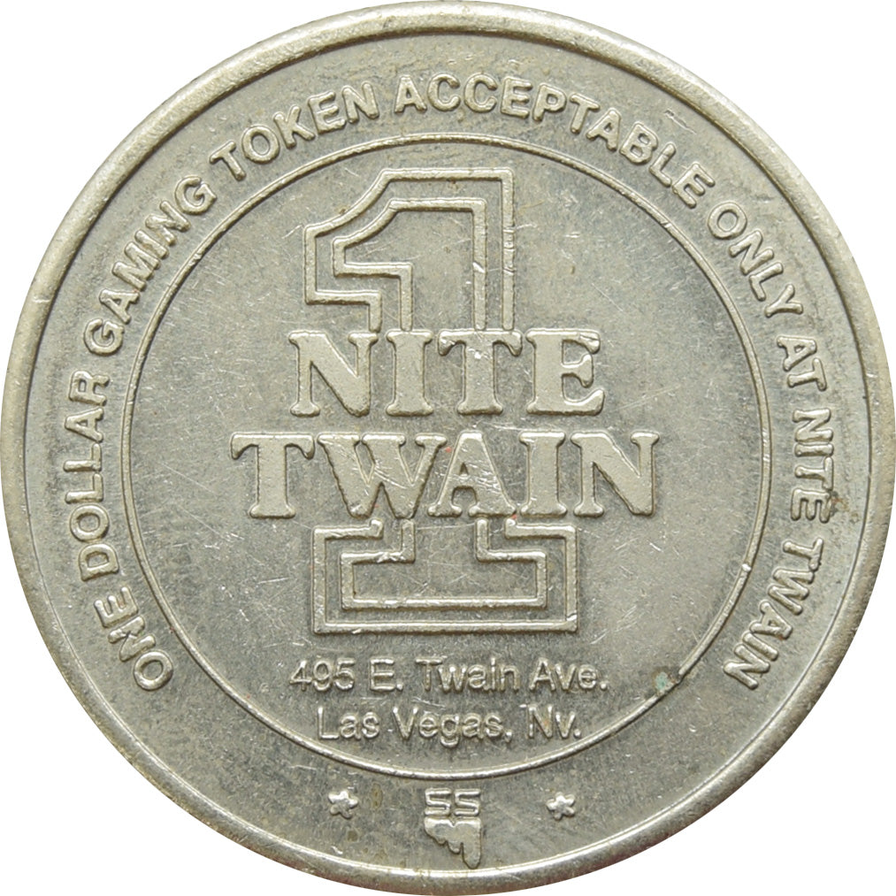 Nite Twain Las Vegas NV $1 Token 1988