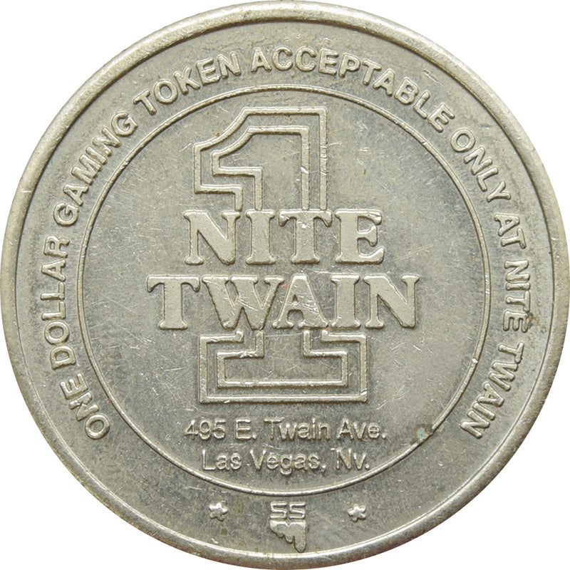 Nite Twain Las Vegas NV $1 Token 1988