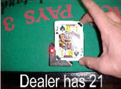No Peek 21 Card Reader (Blackjack "Peek")