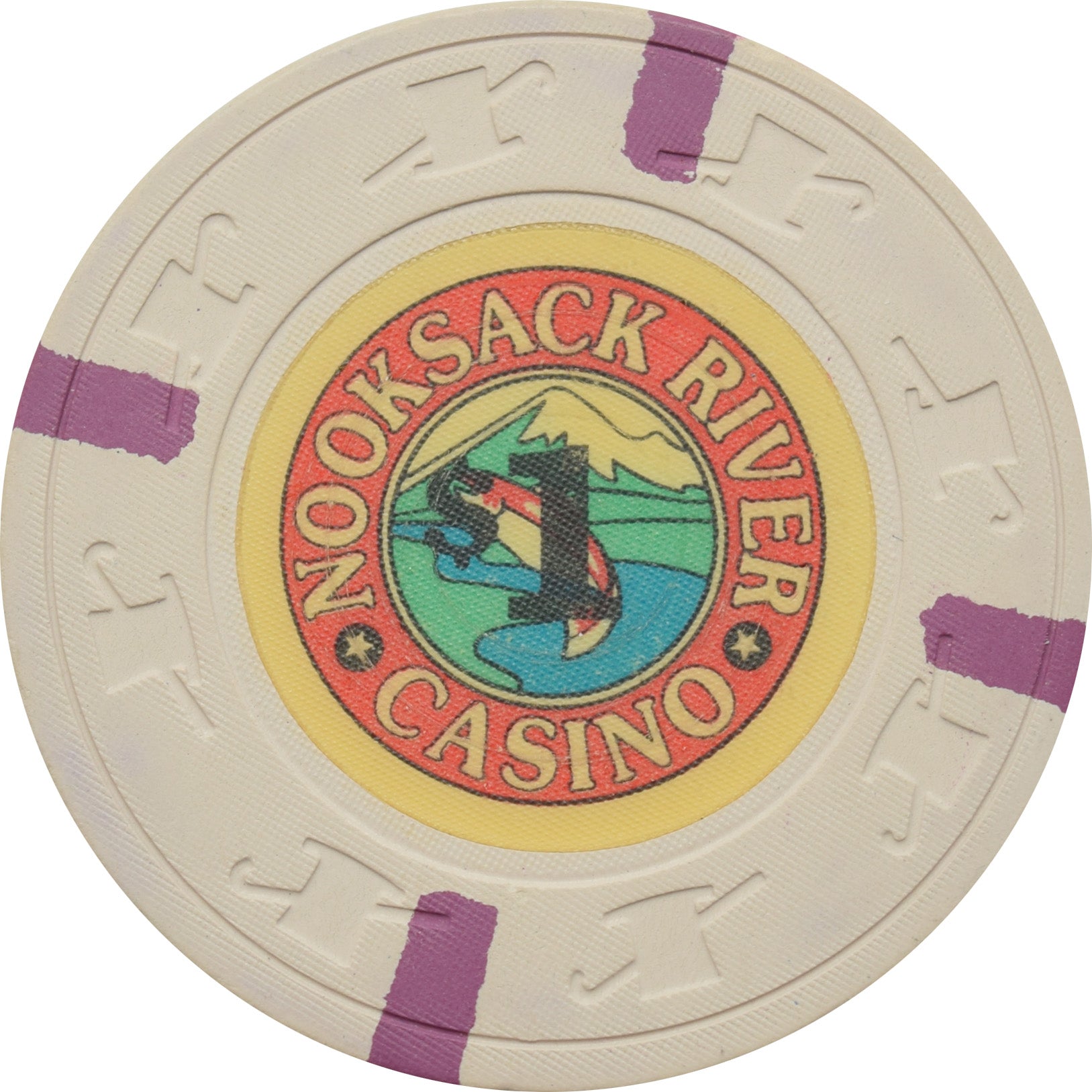 Nooksack River Casino Deming WA $1 Chip