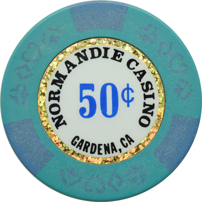 Normandie Club Casino Gardena California 50 Cent Chip