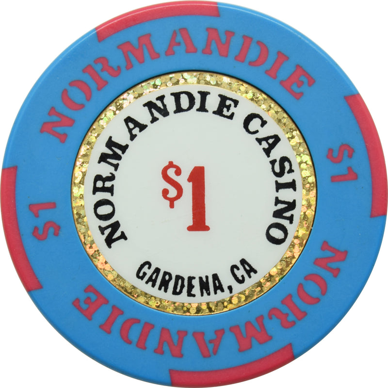 Normandie Club Casino Gardena California $1 Chip