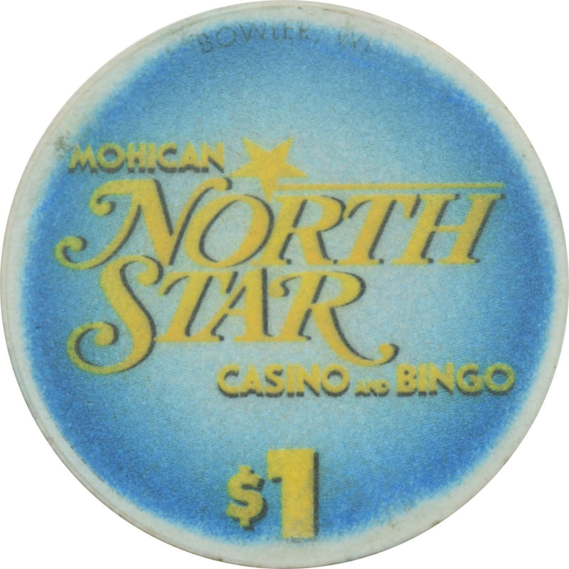 North Star Casino Bowler Wisconsin $1 Chip
