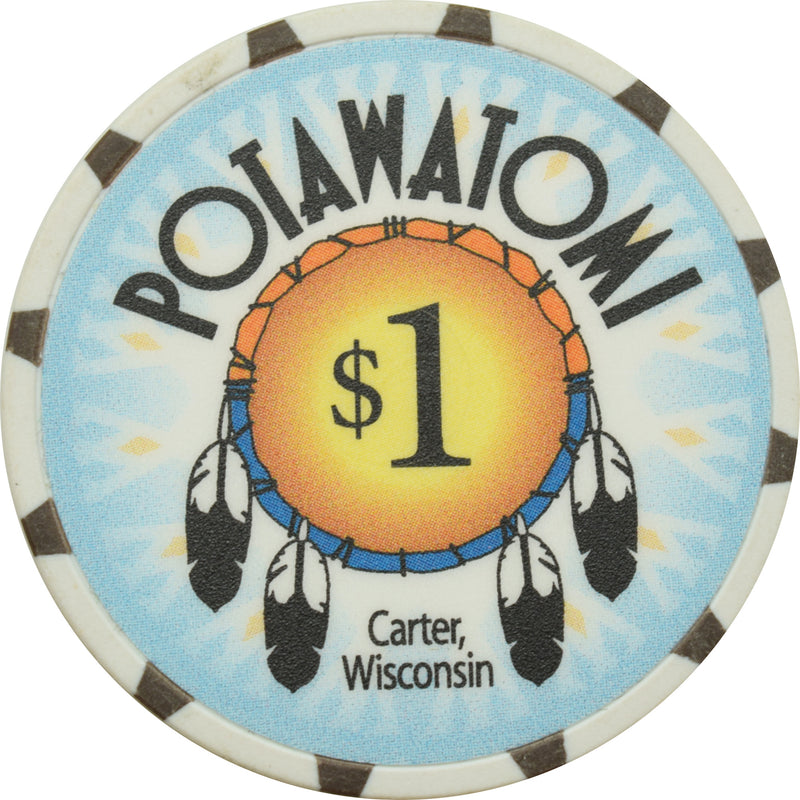 Northern Lights Casino Carter Wisconsin $1 Chip