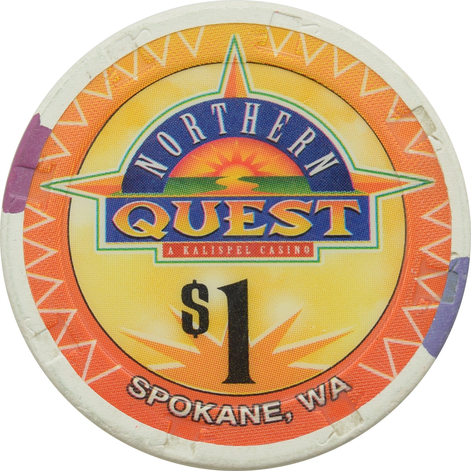 Northern Quest Casino Spokane WA $1 Chip