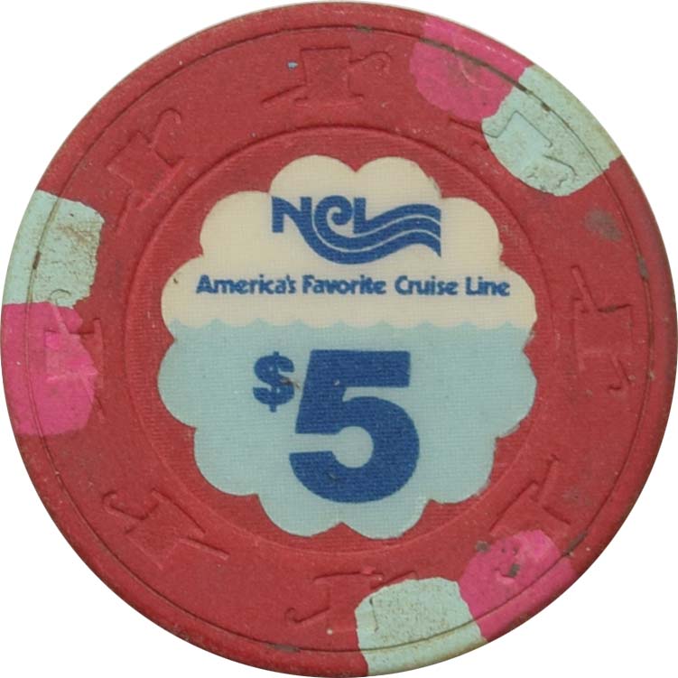 Norwegian Cruise Line (NCL) Casino $5 Chip