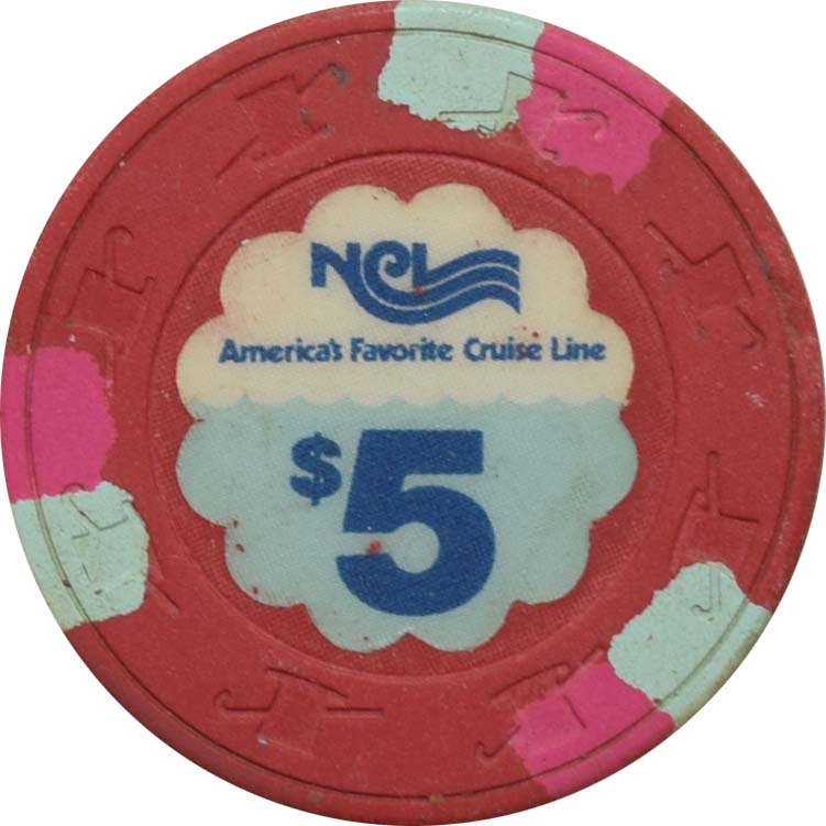 Norwegian Cruise Line (NCL) Casino $5 Chip