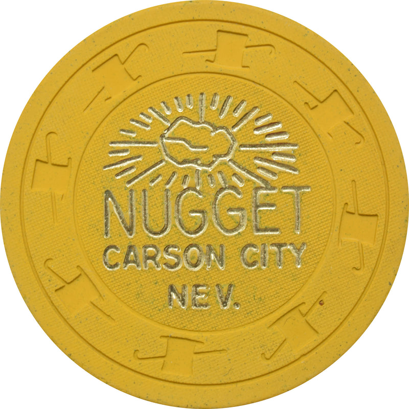 Carson City Nugget Casino Carson City Nevada $1 Chip 1959