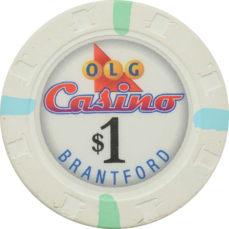 Brantford Charity (OLG Casino) Brantford Ontario Canada $1 Chip