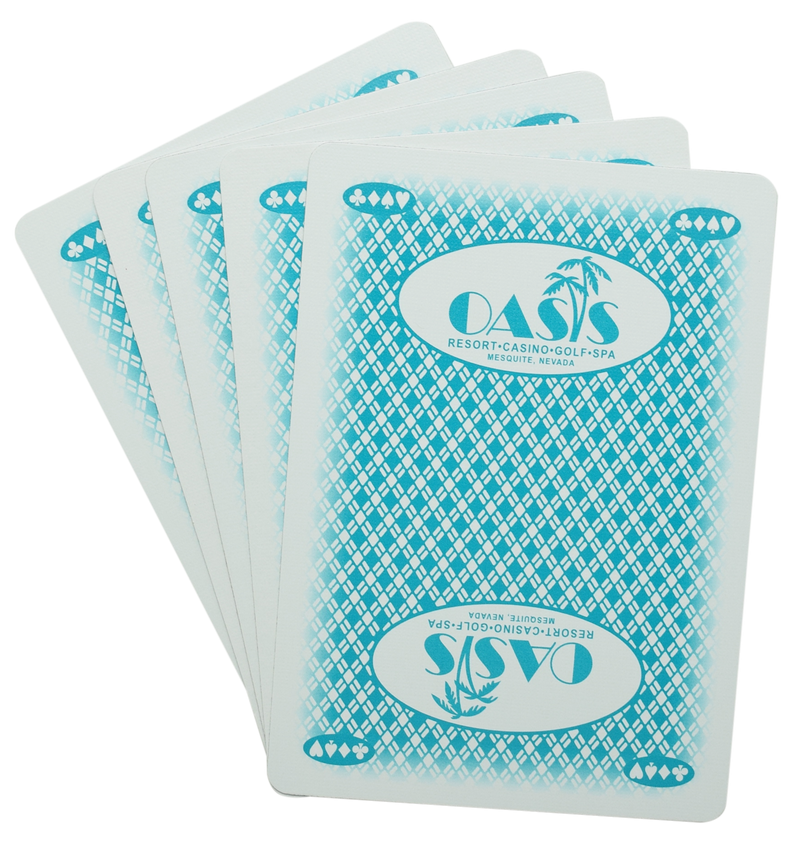 Oasis Casino Mesquite Nevada Used Deck of Cards