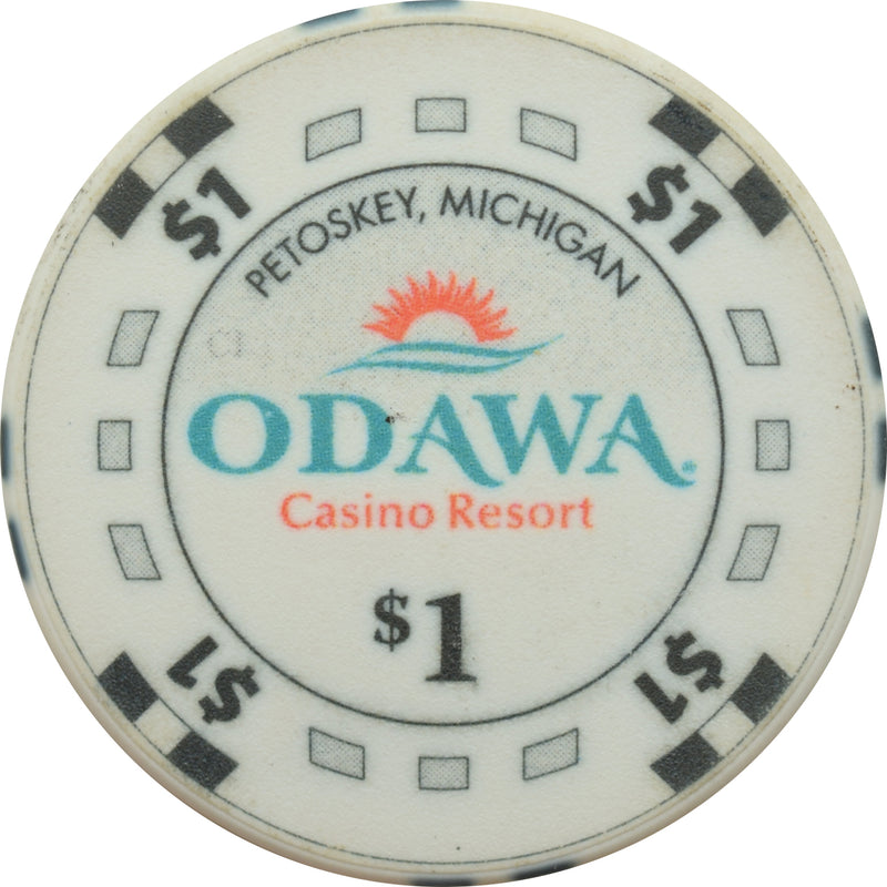 Odawa Casino Petoskey Michigan $1 Chip