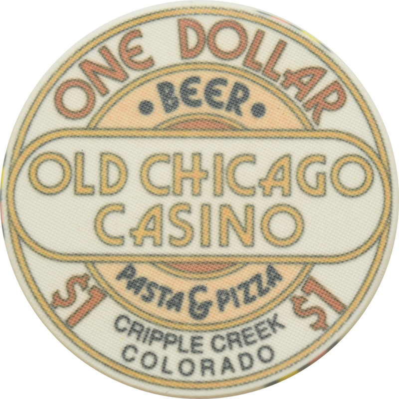 Old Chicago Casino Cripple Creek Colorado $1 Chip