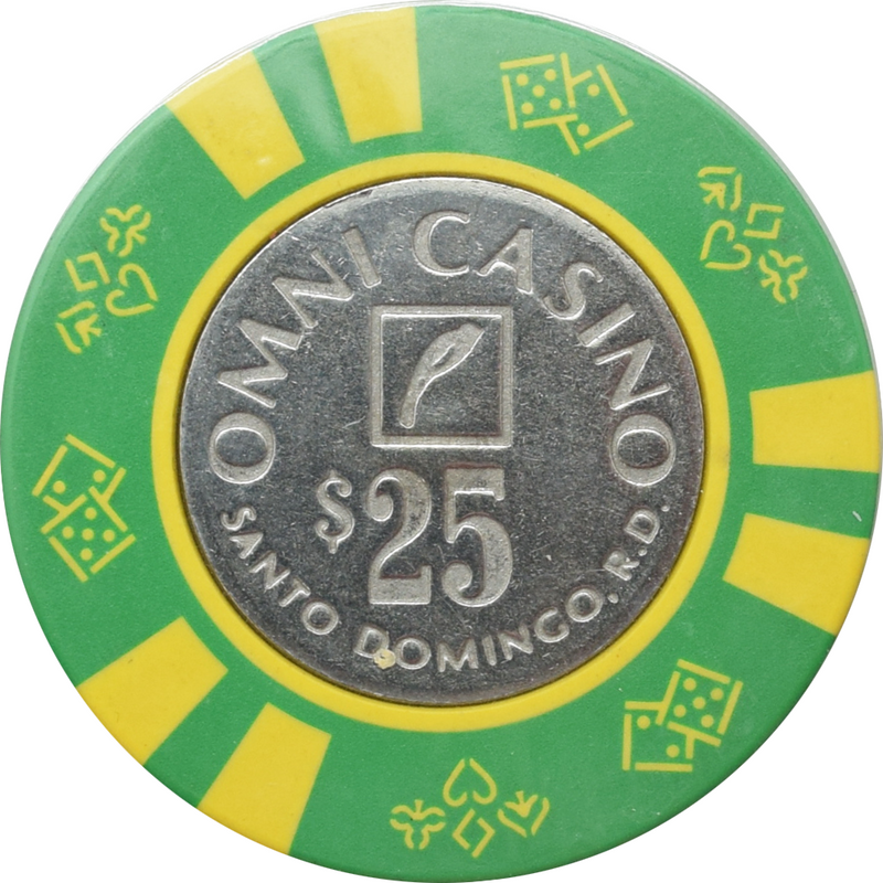 Omni (Sheraton) Casino Santo Domingo Dominican Republic $25 Chip