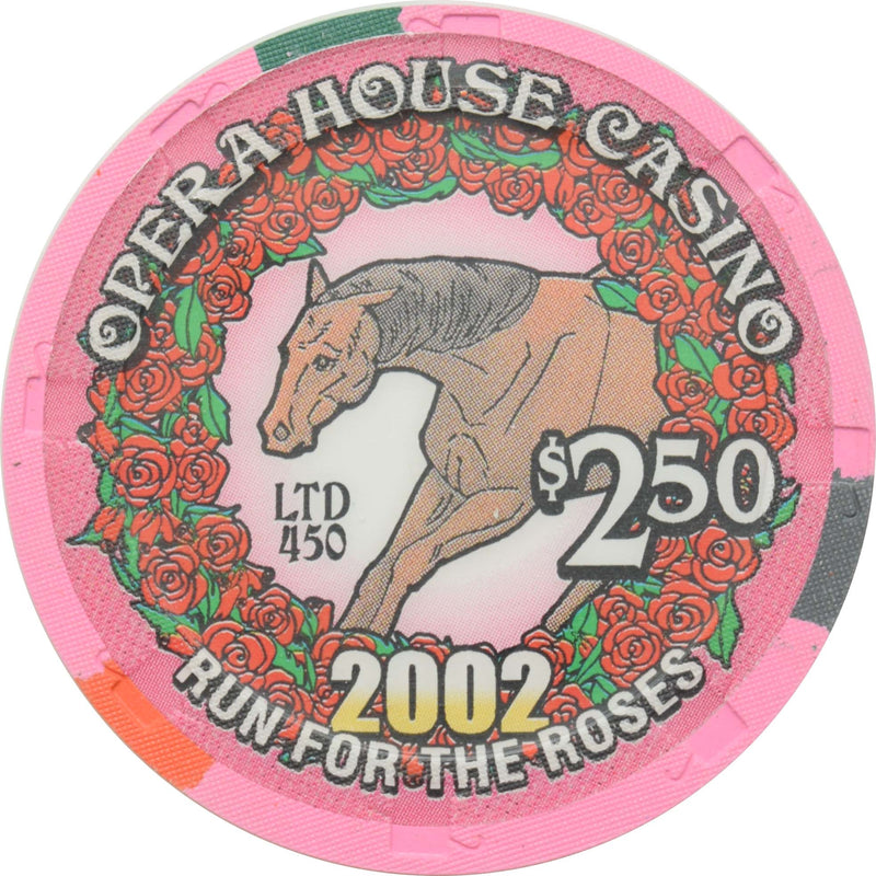 Opera House Casino Las Vegas Nevada $2.50 Run for the Roses Chip 2002