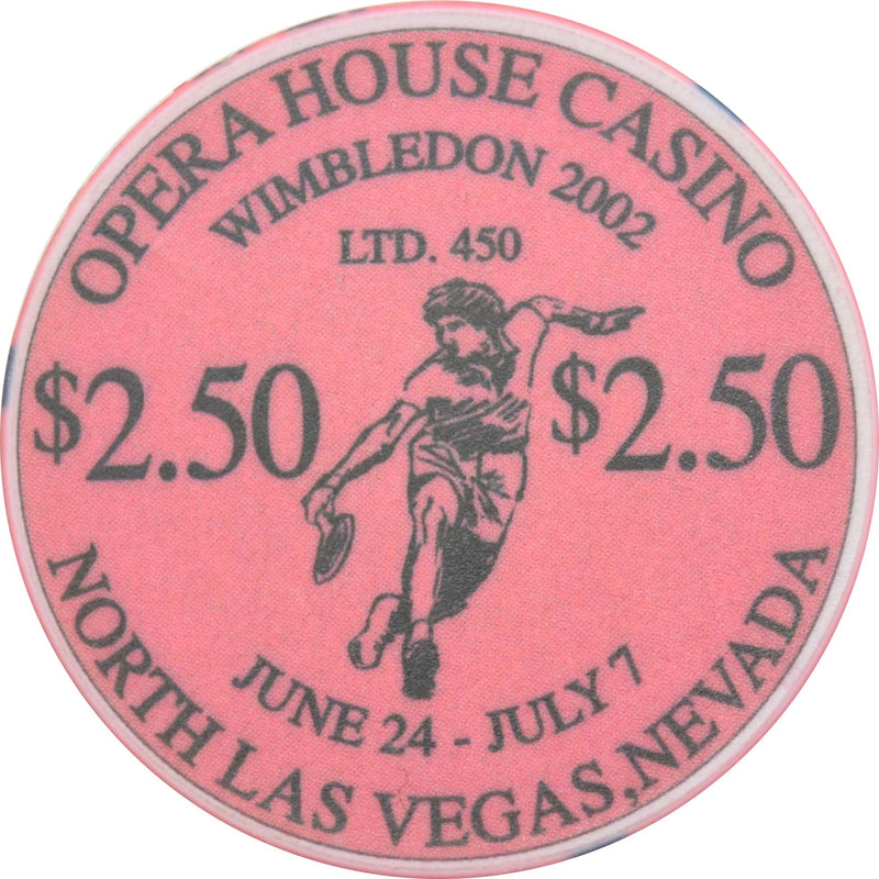 Opera House Casino Las Vegas Nevada $2.50 Wimbledon Chip 2002