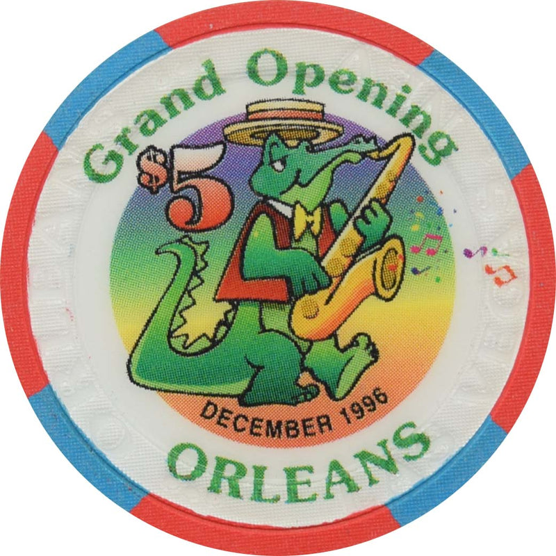 Orleans Casino Henderson Nevada $5 Grand Opening Chip 1996