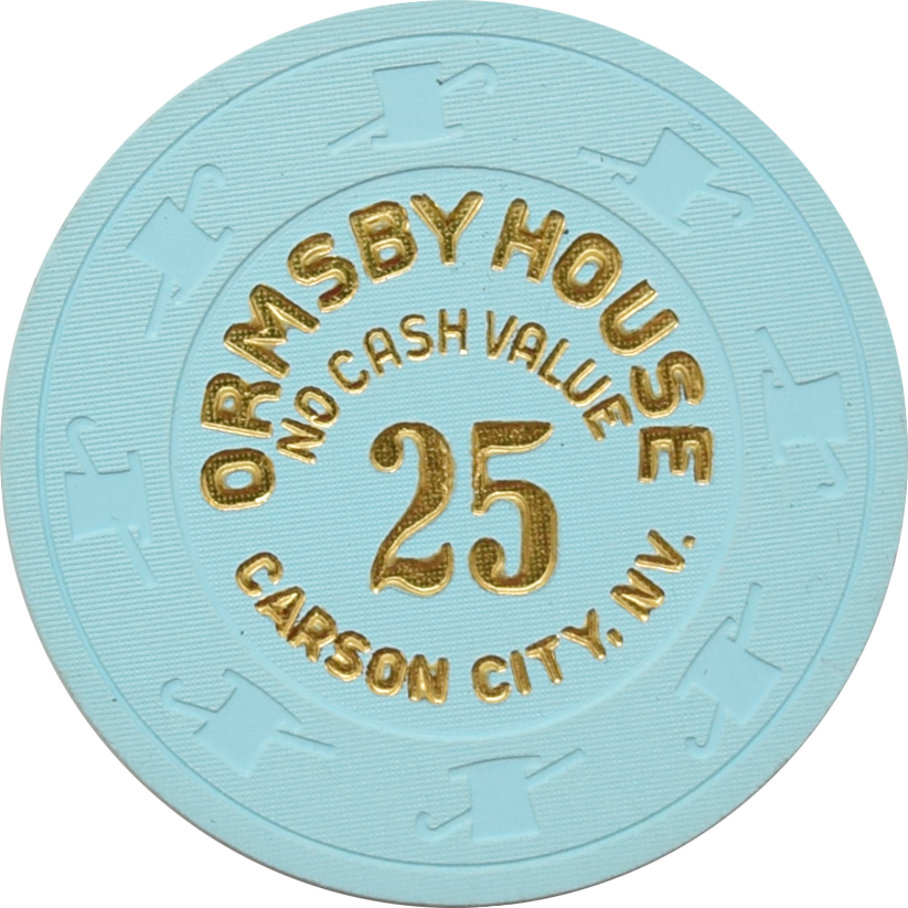 Ormsby House Casino Carson City Nevada 25 NCV Chip 1995