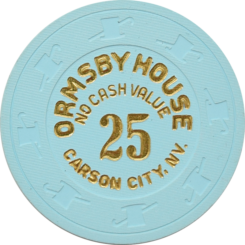 Ormsby House Casino Carson City Nevada 25 NCV Chip 1995