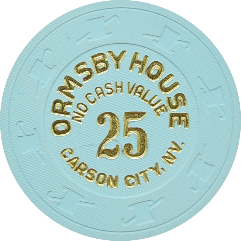 Ormsby House Casino Carson City Nevada 25 NCV Chip 1995