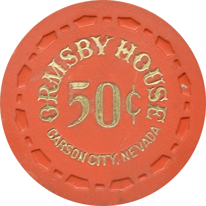 Ormsby House Casino Carson City Nevada 50 Cent Chip 1972