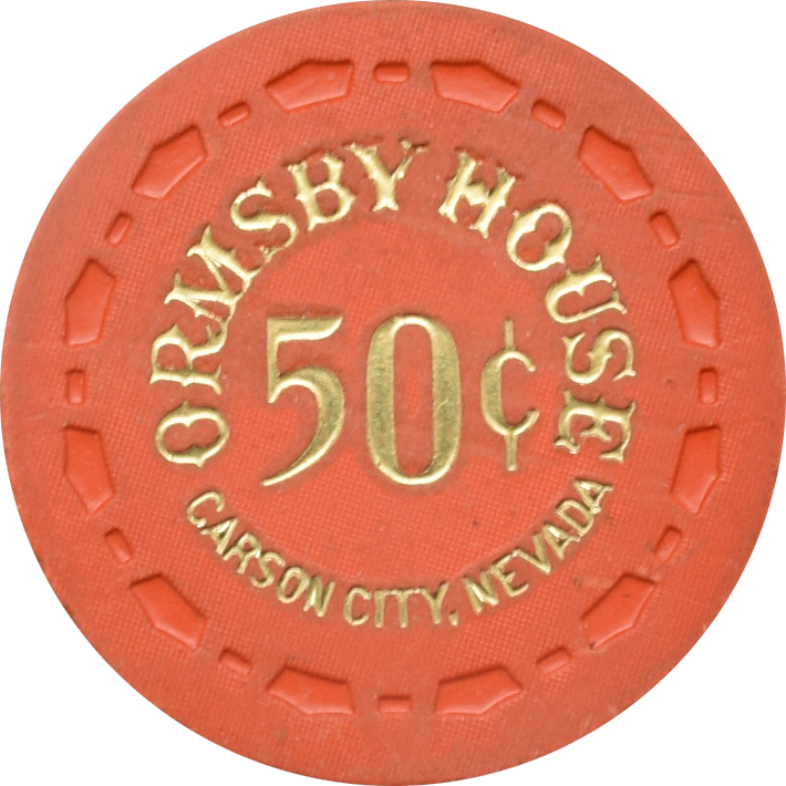 Ormsby House Casino Carson City Nevada 50 Cent Chip 1972