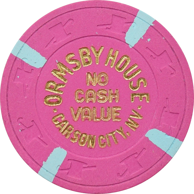 Ormsby House Casino Carson City Nevada Violet NCV Chip 1988
