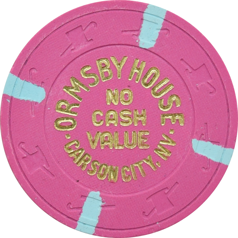 Ormsby House Casino Carson City Nevada Violet NCV Chip 1988