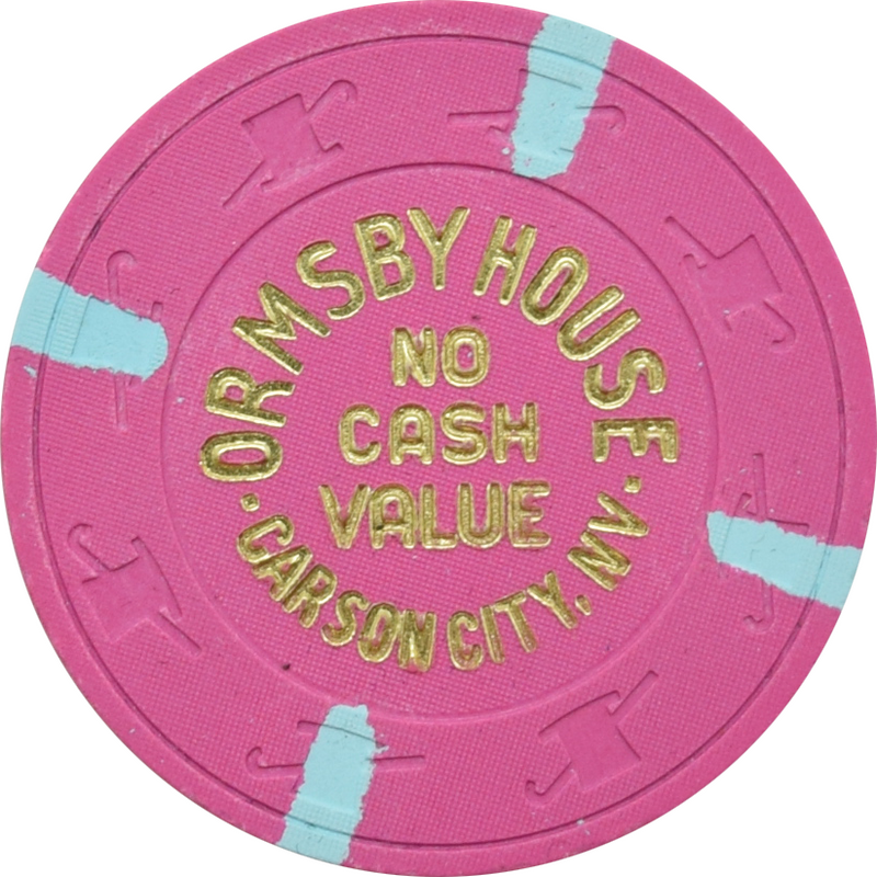 Ormsby House Casino Carson City Nevada Violet NCV Chip 1988