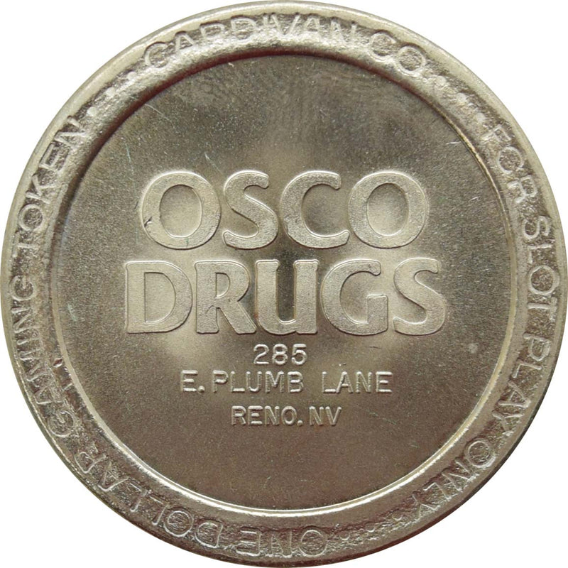 Osco Drugs Casino Reno Nevada $1 Plumb Lane Token 1986