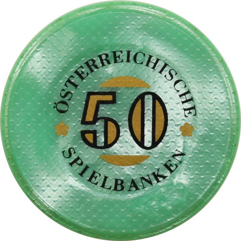 Casinos Austria (Osterreichische Spielbanken) Vienna Austria 50 Jeton 35mm