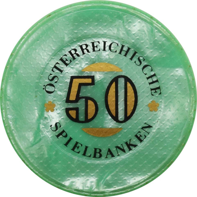 Casinos Austria (Osterreichische Spielbanken) Vienna Austria 50 Jeton 35mm