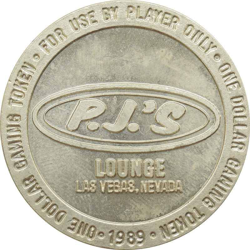 P.J.'s Lounge Las Vegas NV $1 Token 1989