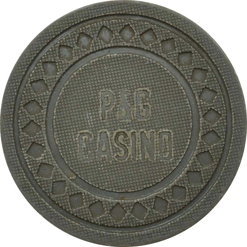 P & G Casino Petaluma California $1 Chip