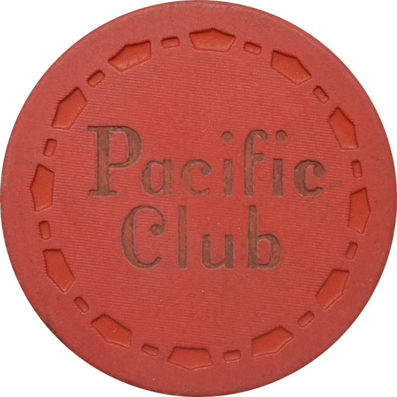 Pacific Club Illegal Honolulu Hawaii $500 Chip