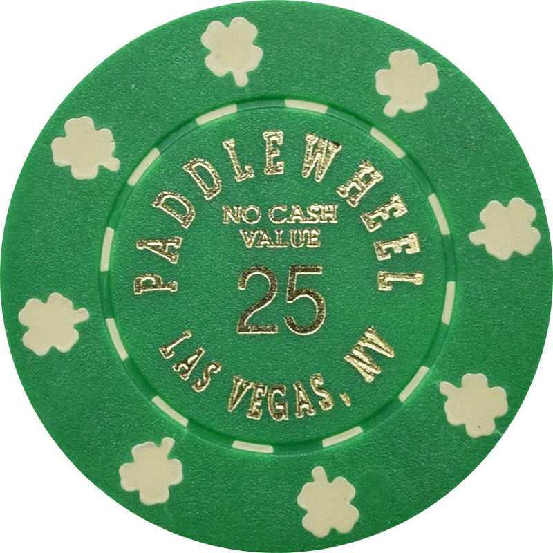 Paddle Wheel Casino Las Vegas Nevada 25 No Cash Value Chip 1988