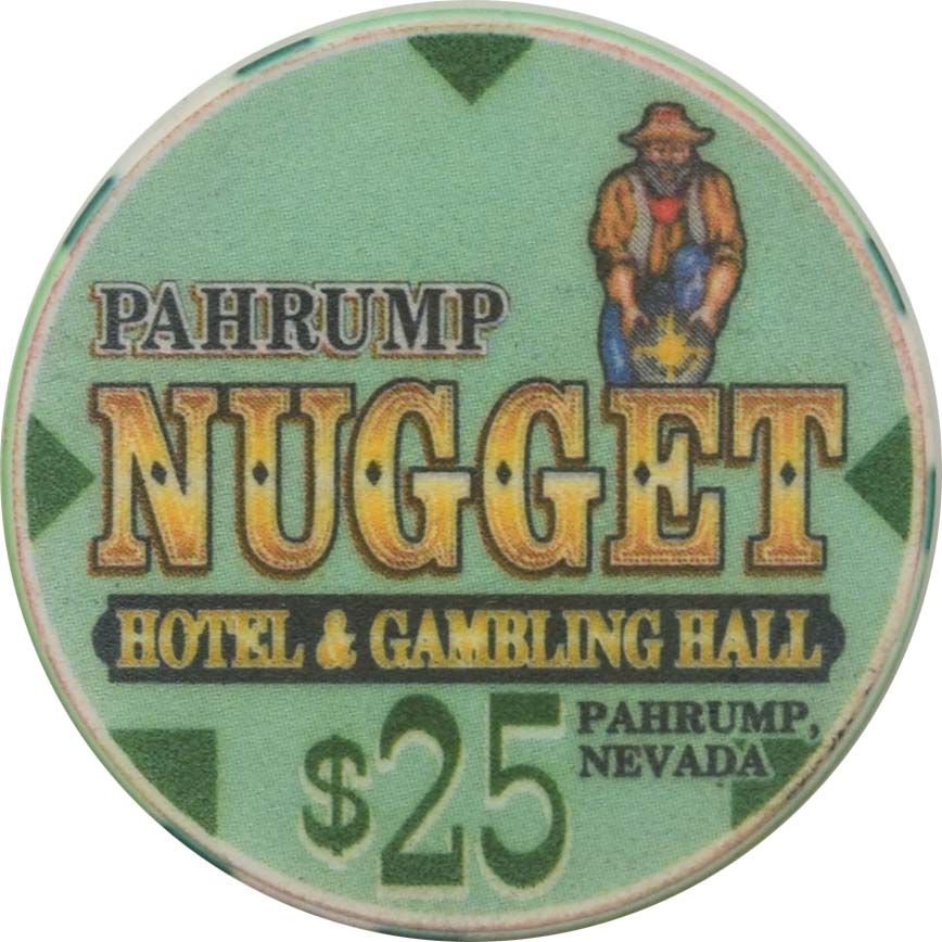 Pahrump Nugget Hotel & Gambling Hall Casino Las Vegas Pahrump $25 Chip 2001