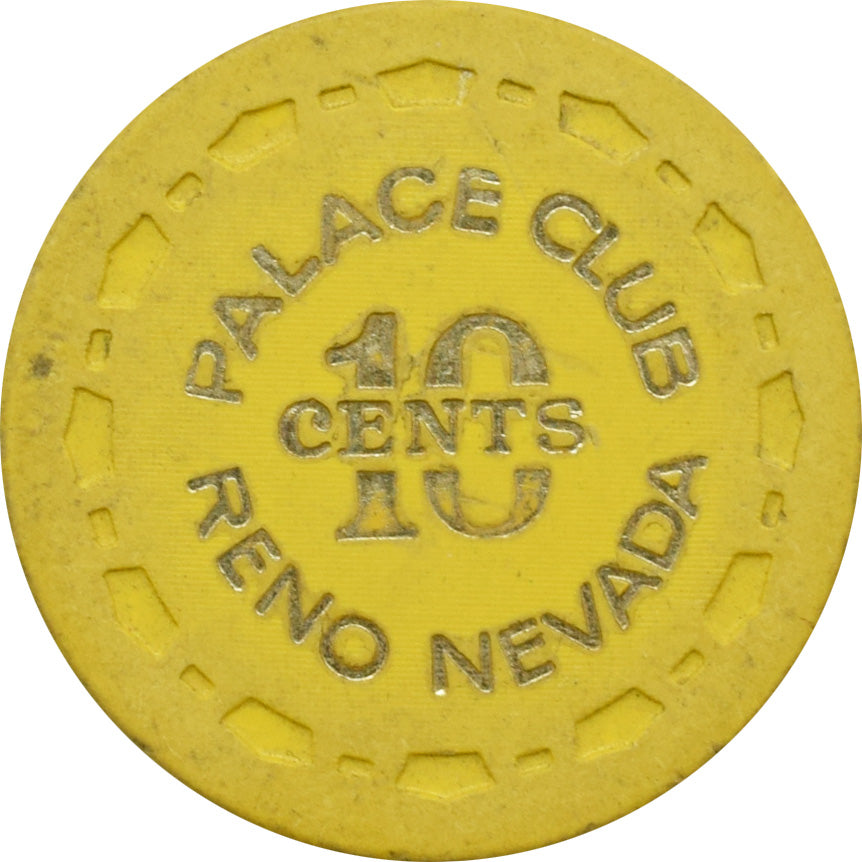 Palace Club Casino Reno Nevada 10 Cent Chip 1960s